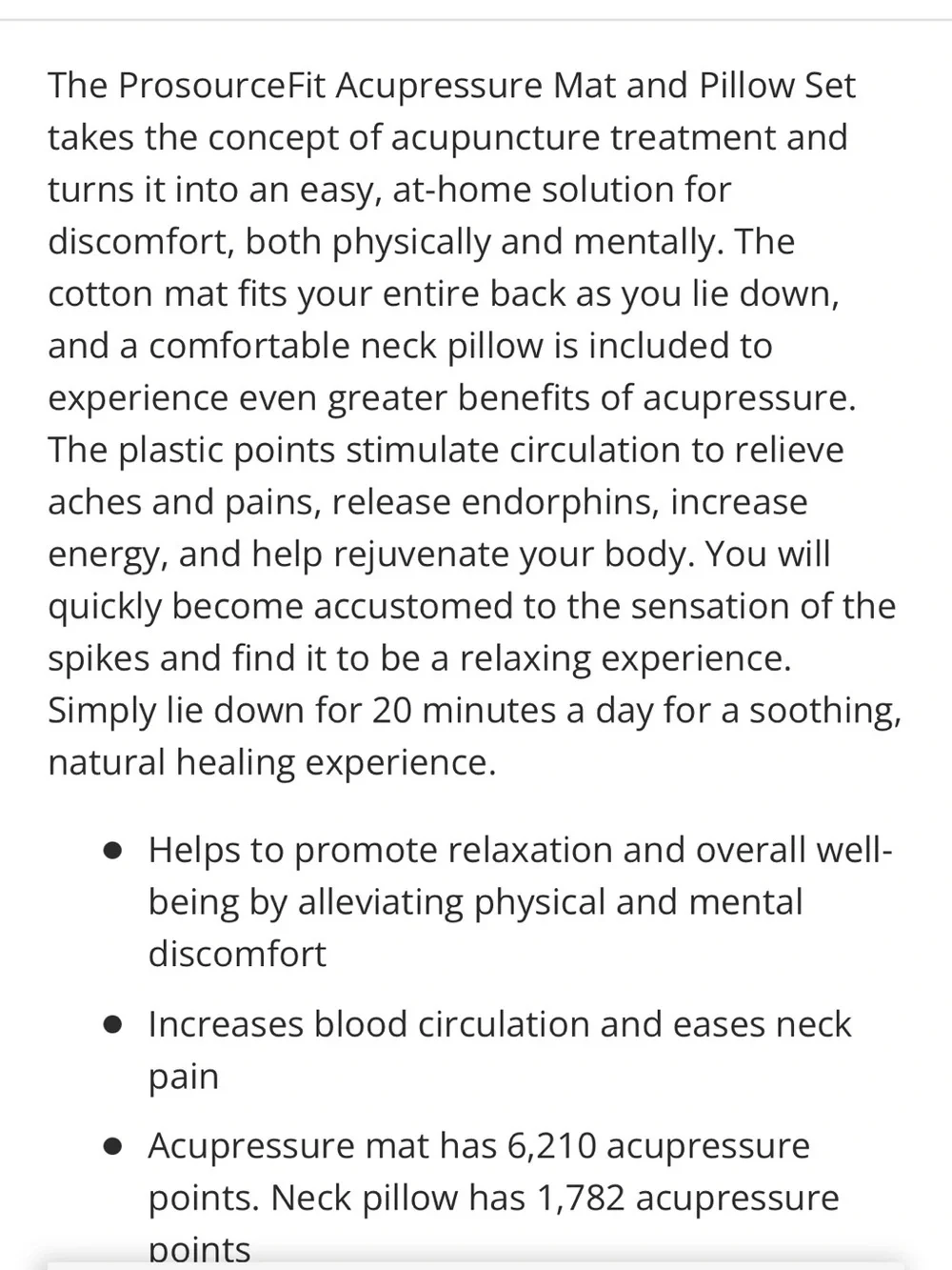 ProsourceFit gray acupressure